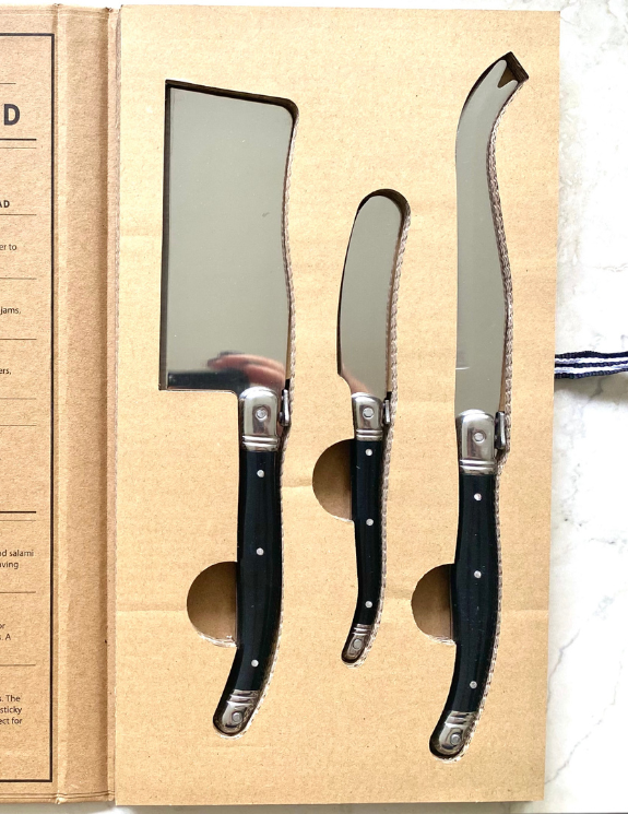 Rose Gold Cheese Knife Set Gold Cheese Knives Black Charcuterie