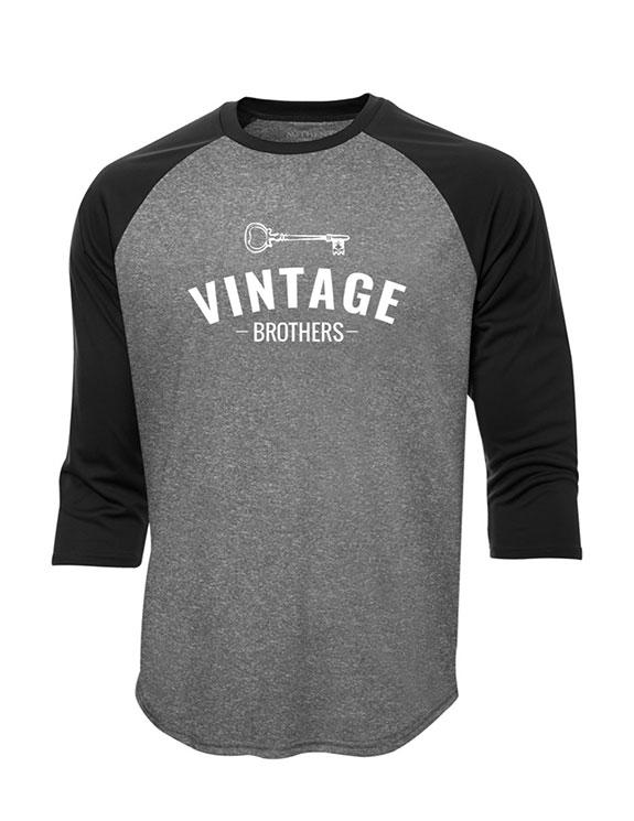 Two Tone Baseball 3/4 Sleeve