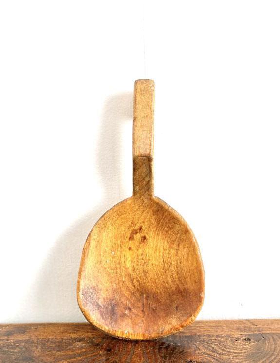 Vintage Wooden Rice Scoop/Butter Paddle