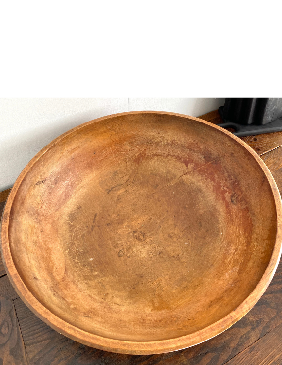 Extra Large Antique Canadian Butter Bowl