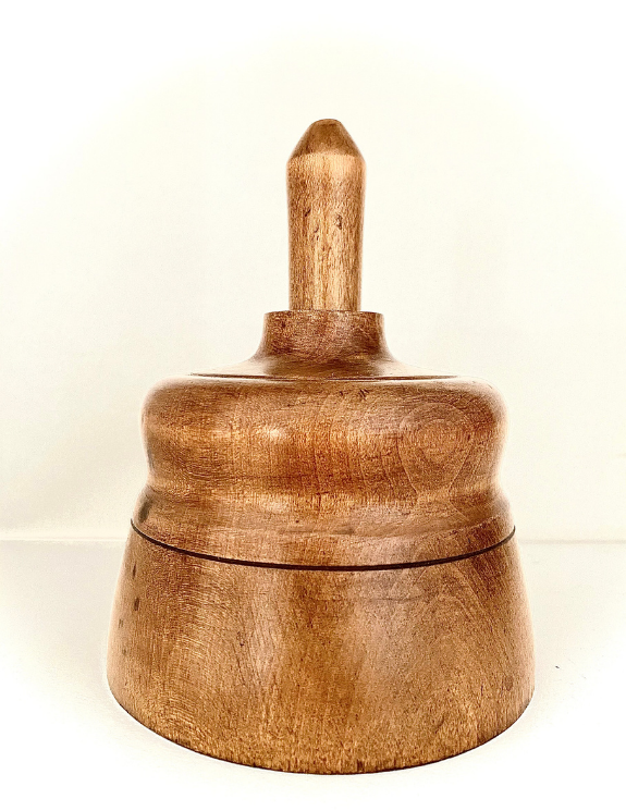 Large Vintage Wooden Butter Mold