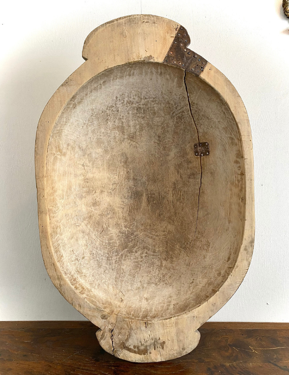 Antique European Trencher Dough Bowl
