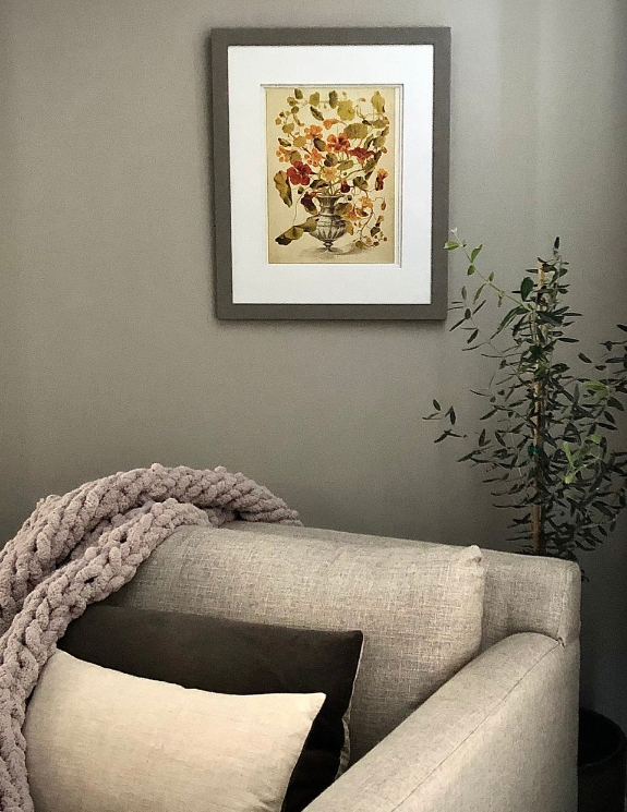 VINTAGE ITALIAN FLORAL PRINT