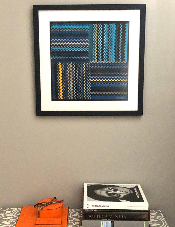 AUTHENTIC MISSONI FRAMED SILK SCARF