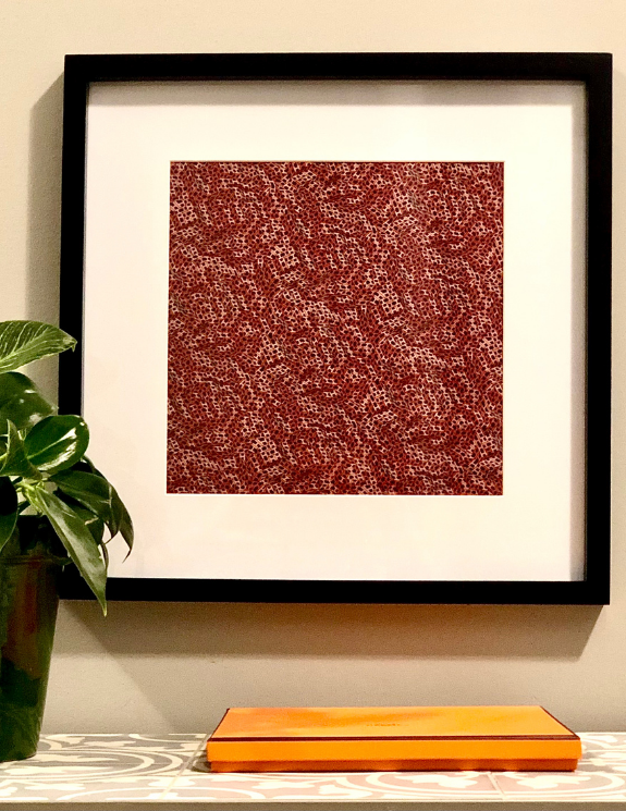 AUTHENTIC HERMES FRAMED MENS POCKET SQUARE