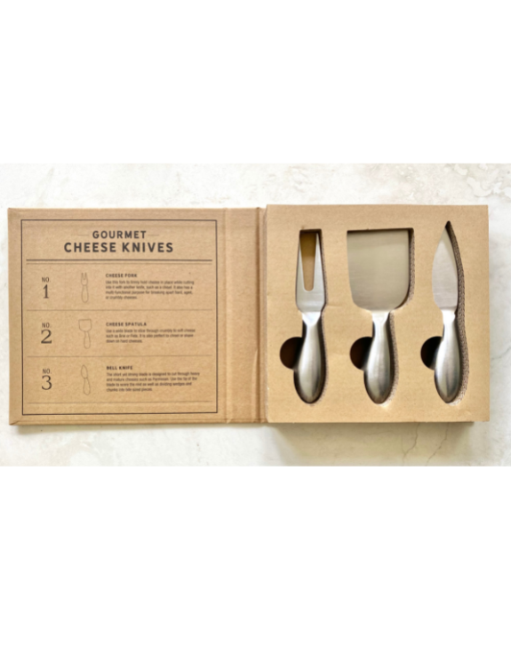 Gift Packaged Stainless Cheese Knives