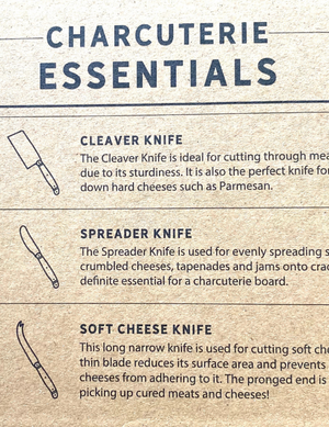Charcuterie Essential Cheese Knives