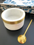 Marble & Brass Bowl - Spoon Included